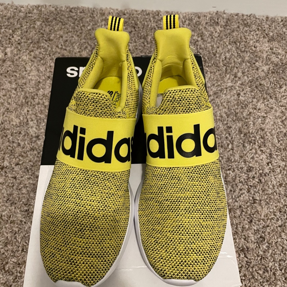 Yellow Black & White Adidas Shoes